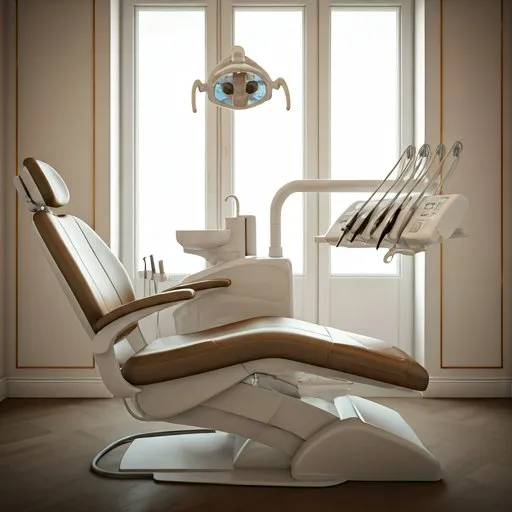 Dental treatment chair in the clinic